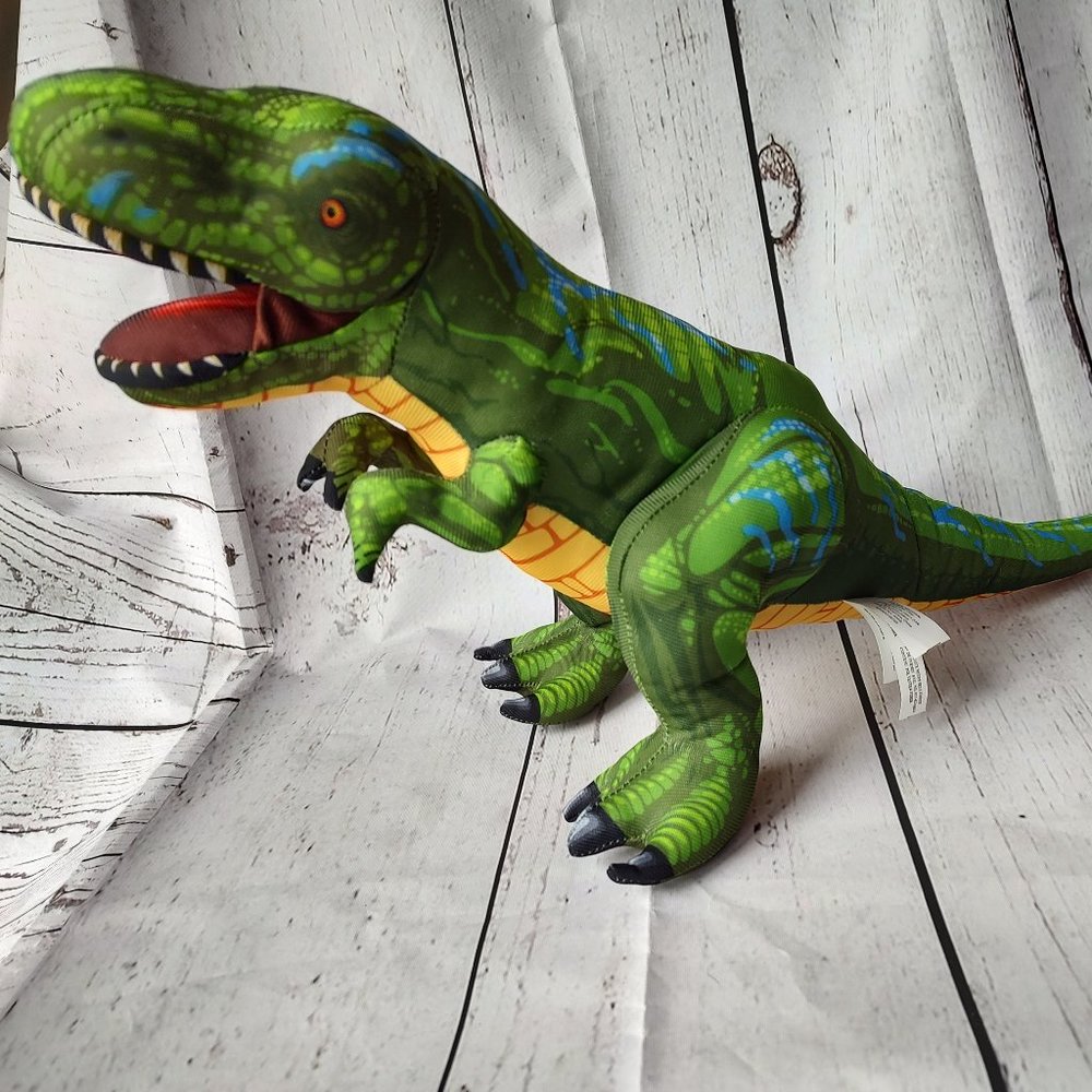 Nanco Green T-Rex Dinosaur 11"